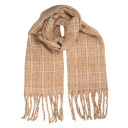 [JZSC0837CH] Schal Damen Braun 50x210 cm