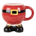 Mug Red Black 14x11x11 cm / 400 ml