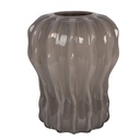 Vase Glas Grau Ø 19x25 cm