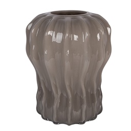 [6GL5494] Vaso Vetro Grigio Ø 19x25 cm