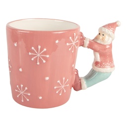 [6CEMU0200P] Mug Pink 15x10x11 cm / 400 ml