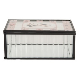 [6Y5950] Boîte de rangement décorative Transparent 15x10x6 cm