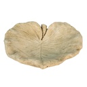 Mangeoire pour les oiseaux Feuille Beige 22x22x6 cm