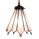 Hängelampe Tiffany Rosa 18x15x115 cm E14/max 1x25W