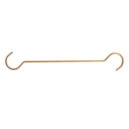 [5Y5969GO] Gancio appendiabiti Color oro 90x6x1 cm