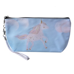 [JZTB0021] Kulturtasche Damen Blau 23x13 cm