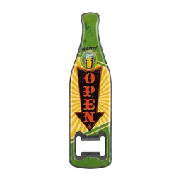 [66870] Ouvre-bouteille Vert Ø 4x14 cm