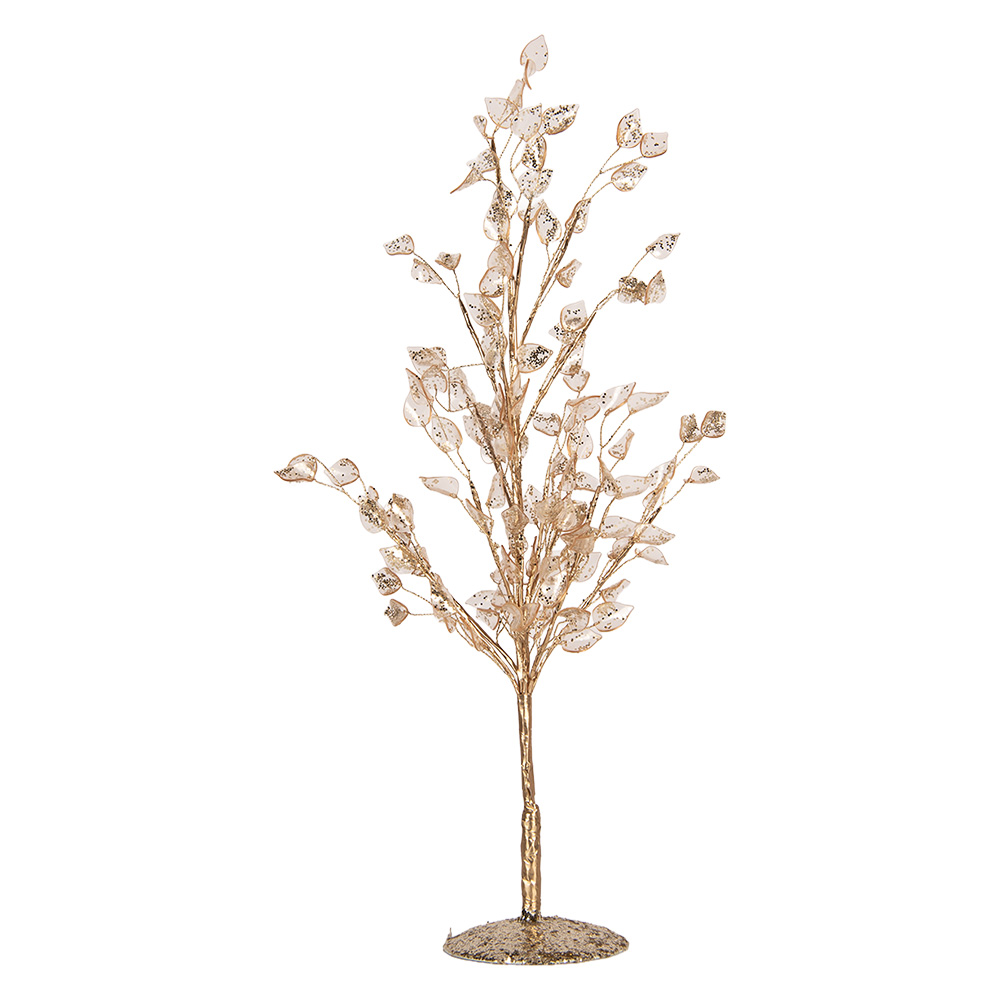 Deko Baum Goldfarbig 9x9x45 cm