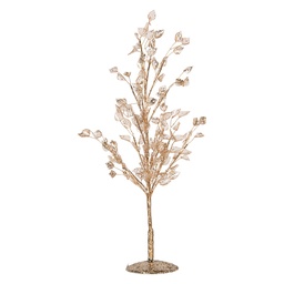 [66636] Deko Baum Goldfarbig 9x9x45 cm