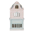 Decorazione Casa Blu Rosa 19x15x38 cm