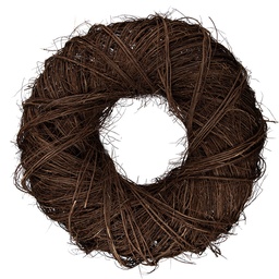 [5RO0102XL] Decoration Ghirlanda Marrone Ø 80x23 cm