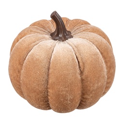 [66817BE] Deko Kürbis Beige Ø 6 cm