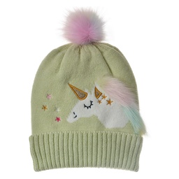 [JZKCA0003GR] Bonnet enfant Vert 20x21 cm