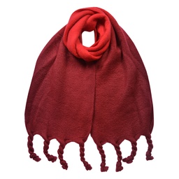 [JZSC0827BU] Foulard femme Bordeaux 32x220 cm