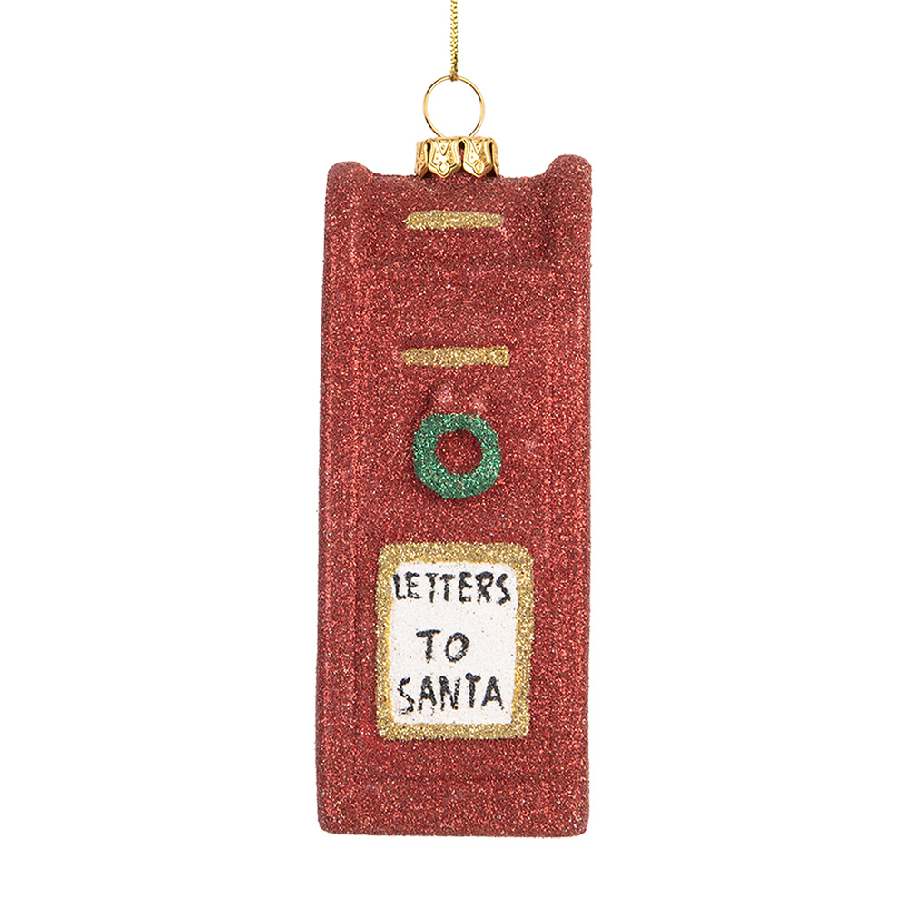 Decoratie hanger brievenbus 5x4x11 cm