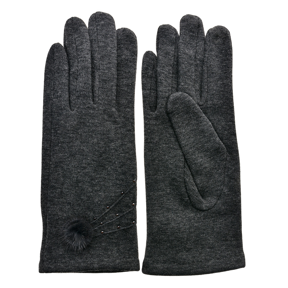 Winter Gloves Grey 9x24 cm