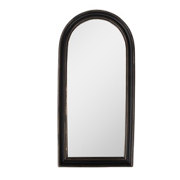[62S288] Specchio da Parete Nero 15x2x31 cm