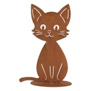Decoratie kat 17x13x25 cm