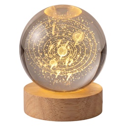 [66958] Glazen bol met licht LED Ø 6 cm