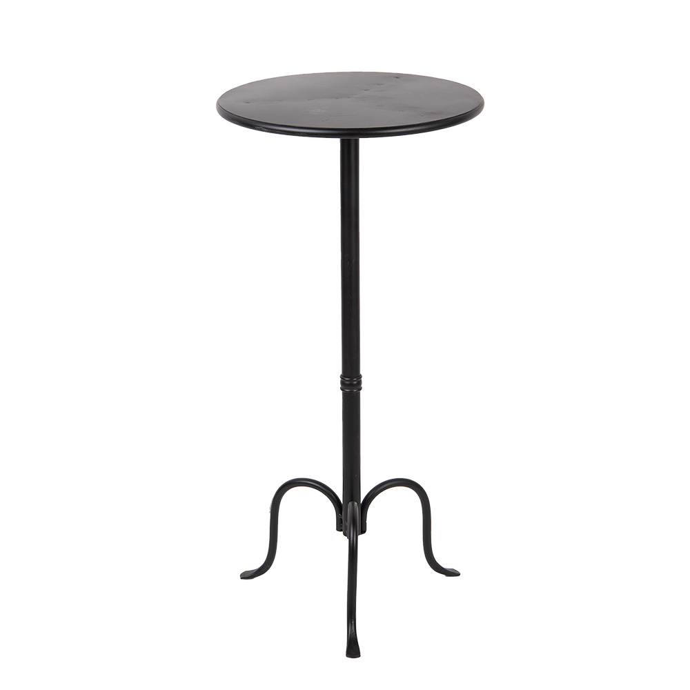 Beistelltisch Schwarz Ø 38x78 cm
