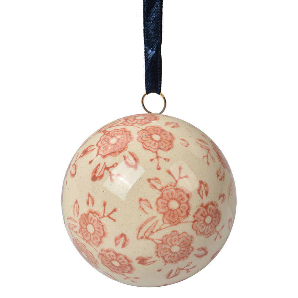 Boule de décoration Beige Rose Ø 6x6 cm