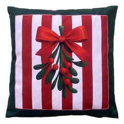 [KG023.226] Kissen Grün Rot 45x45x4 cm