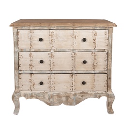 [5H0563H] Crédence Beige Gris Couleur or 95x38x90 cm