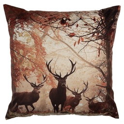 [KG023.215] Cushion filled Brown Orange 45x45x4 cm