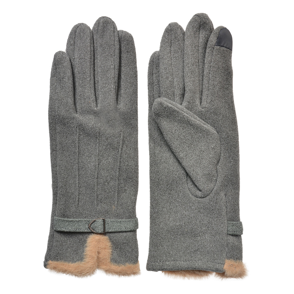 Handschoenen 9x23 cm grijs