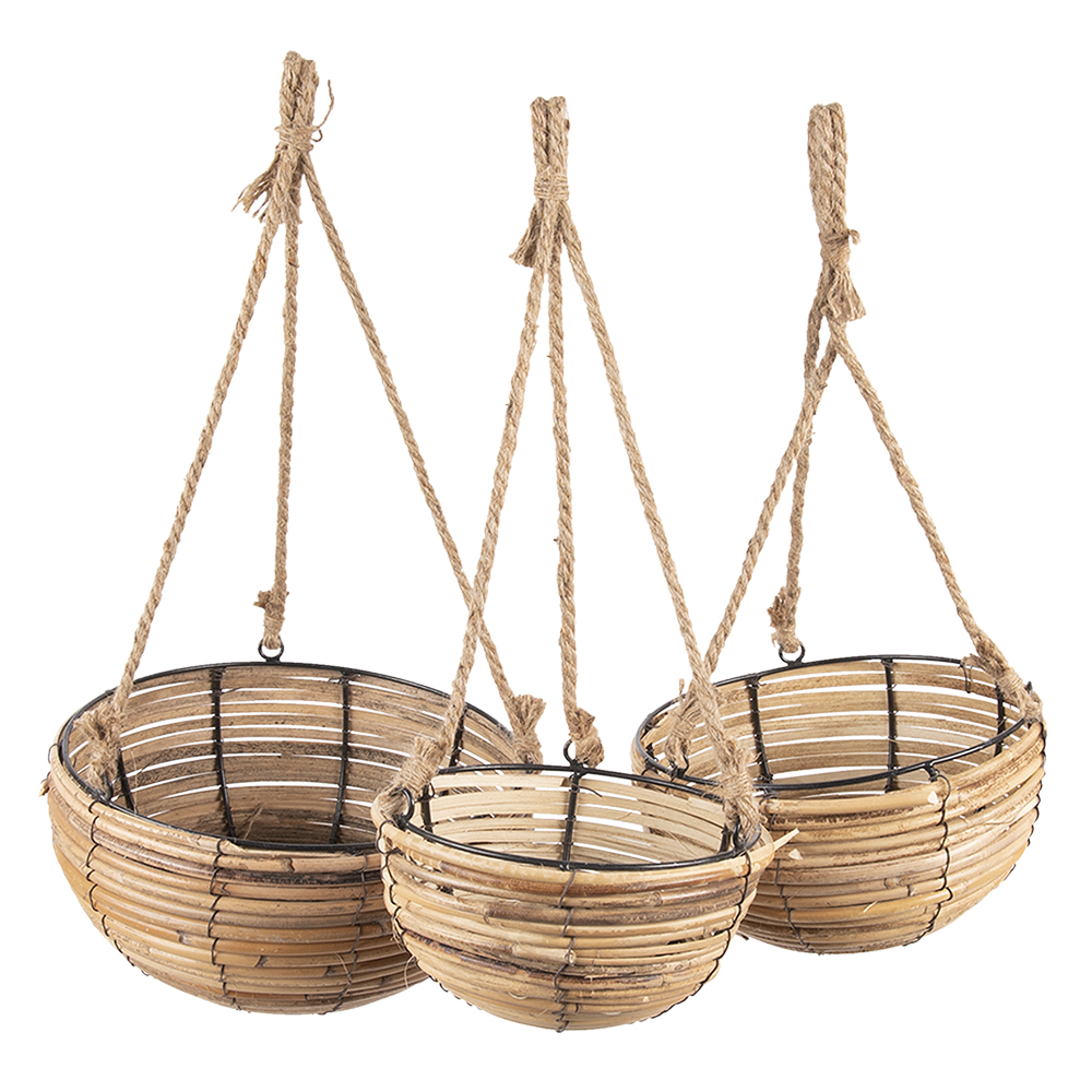 Manden hangend verticaal (3) Ø 28x15 / 24x14 / 20x11 cm
