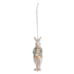 [6PR4987] Decoratie hanger konijn 4x4x10 cm