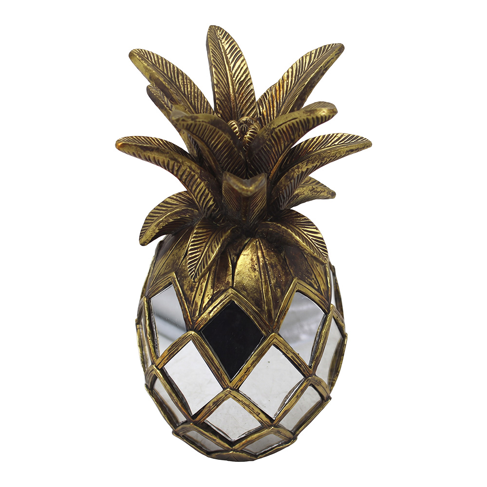 Decoratie ananas 14x14x25 cm