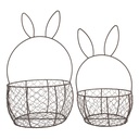 Baskets Brown (set 2) Ø 33x55 / Ø 27x45 cm