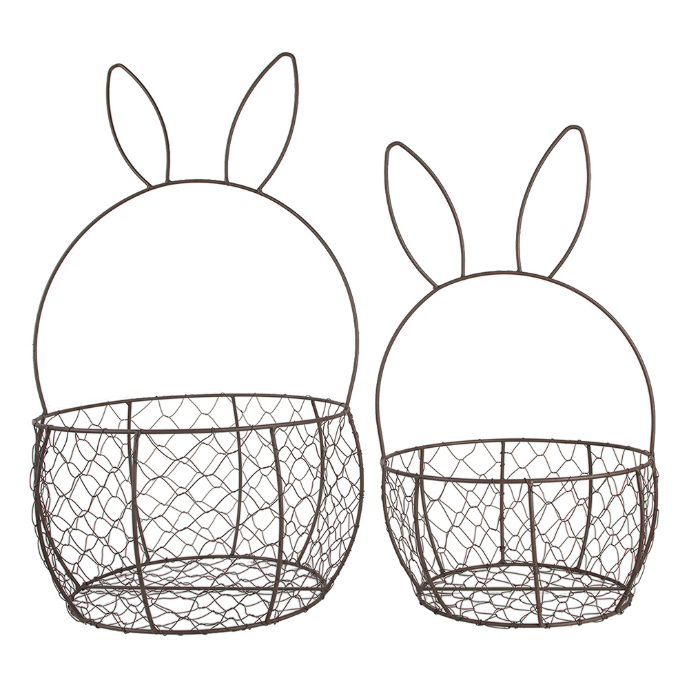 Körbe Braun (set 2) Ø 33x55 / Ø 27x45 cm