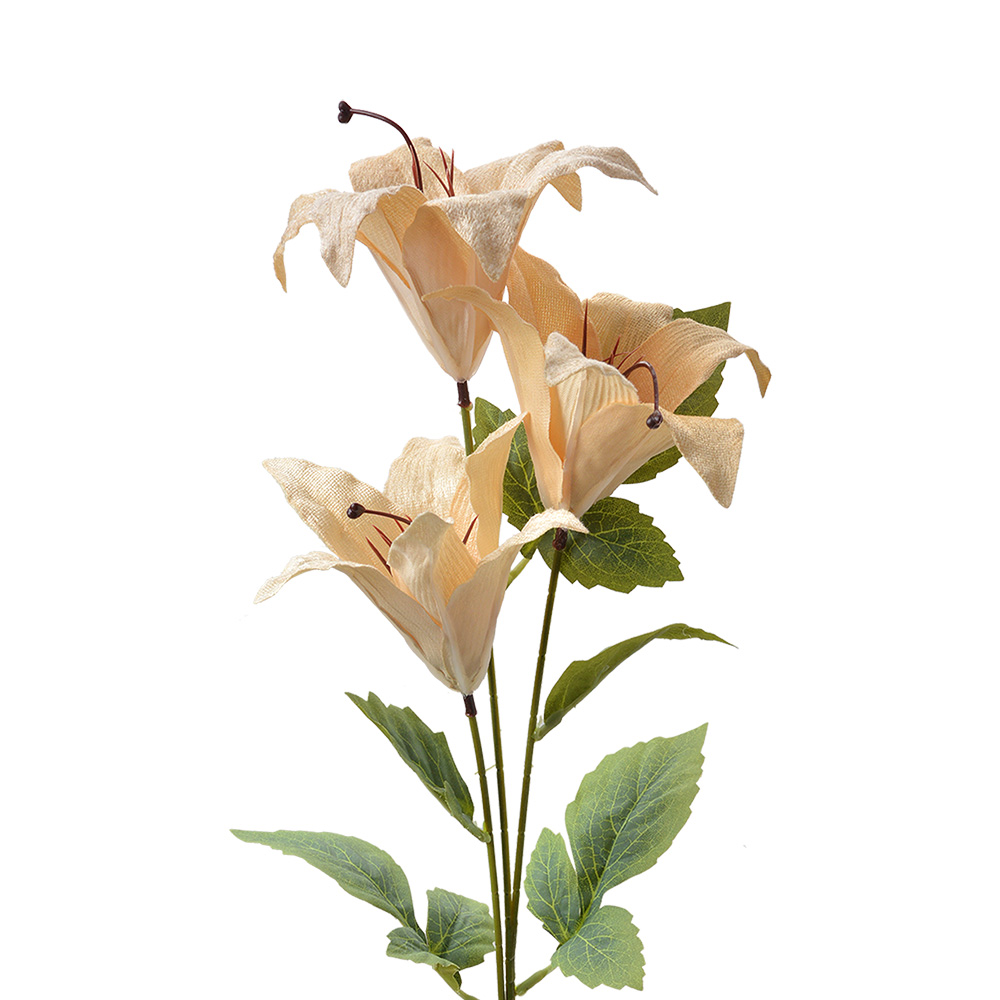Decoratie tak met bloemen 15x10x72 cm