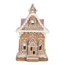 Decorazione Casa con LED Marrone Rosa 9x10x15 cm