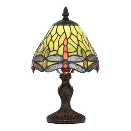 [5LL-5620] Tafellamp Tiffany Ø 18x30 cm E14/max 1x25W