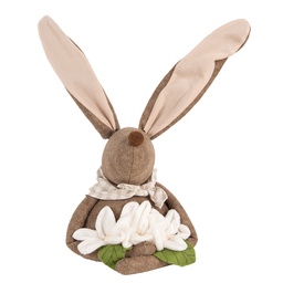 [TW0617] Decorazione Coniglio Marrone 20x17x41 cm