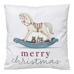 [KG023.228] Coussin rempli Beige Rouge 45x45x4 cm