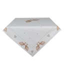 Tablecloth Beige Brown 100x100 cm