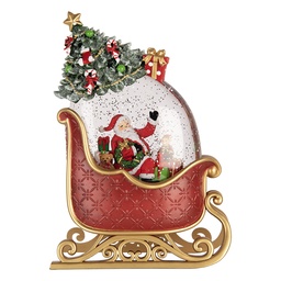 [6PR6167] Sneeuwbol met LED 17x9x25 cm / 3xAA