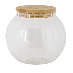 [6GL3375L] Vorratsdose mit Deckel Transparent Ø 13x14 cm