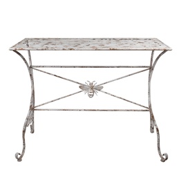 [5Y1244] Tavolo da bistrot Bianco 112x50x86 cm