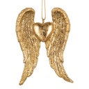 Décoration pendentif Ailes Couleur or 6x2x9 cm