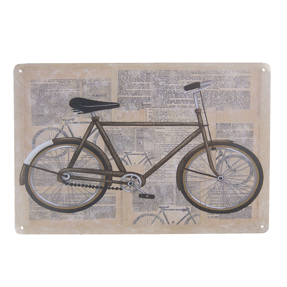 Textschild Beige, Grau 30x1x20 cm