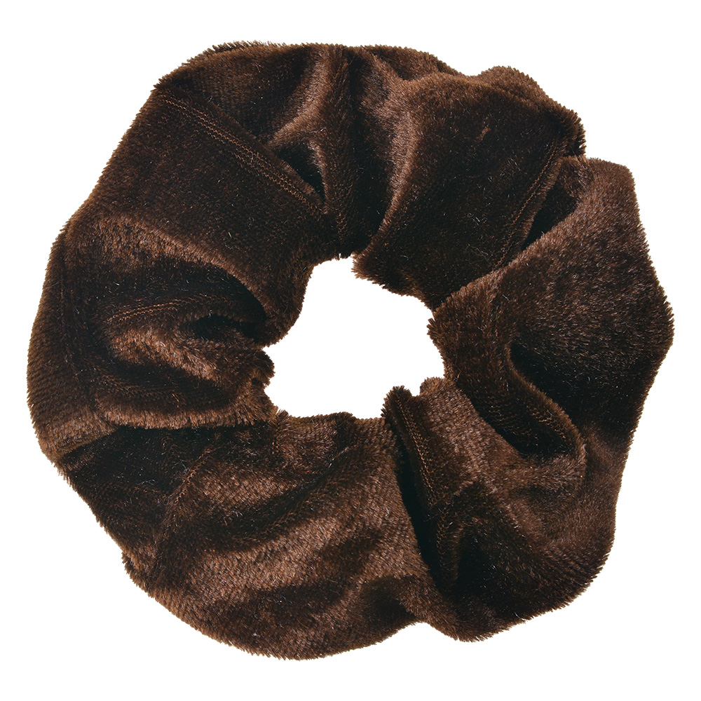 Haargummi Ø 10 cm Braun