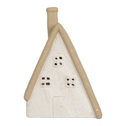 [6CE2174S] Decorazione Casa con LED Beige 9x7x13 cm