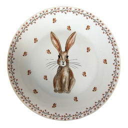 [REBDP] Piatto da Colazione Beige, Marrone Ø 20x2 cm