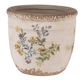 [6CE1607S] Decoratie bloempot Ø 13x11 cm