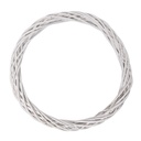 Decoration Couronne Blanc Ø 50x5 cm